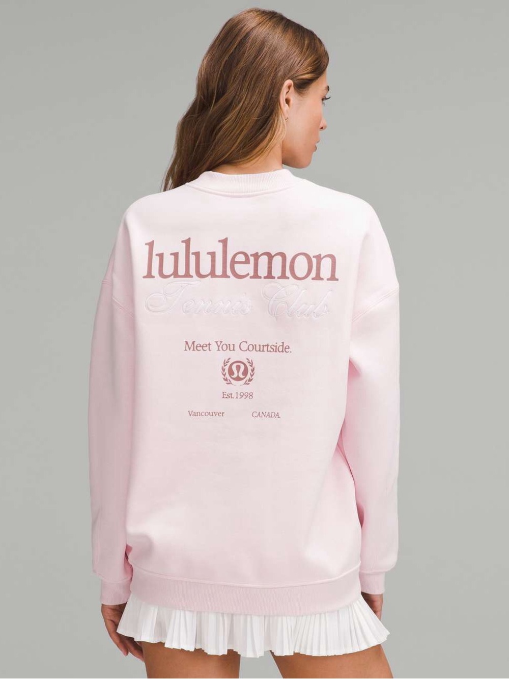 Lululemon Heavyweight Fleece Pullover *Tennis Club - Picture 2 of 6